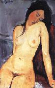 Amedeo Modigliani Seated Nude USA oil painting artist